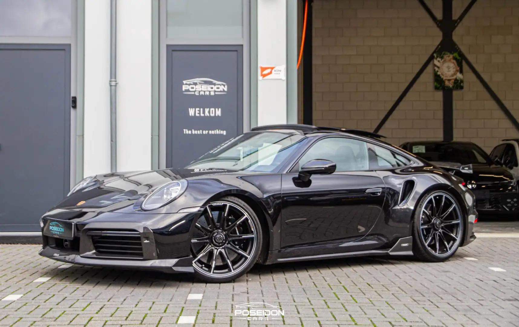Porsche 992 992 3.8 Turbo BRABUS | PANO | SPORTCHRONO | ALCANT Noir - 1