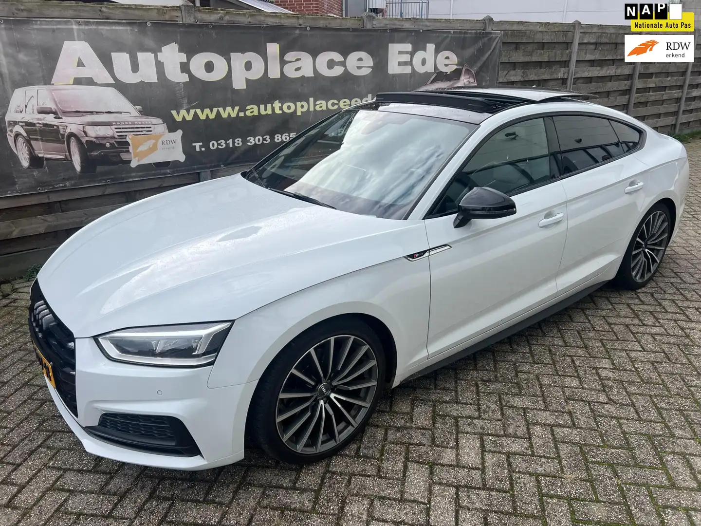 Audi A5 Sportback 1.4 TFSI Sport nw model 3x s-line pannod Wit - 1