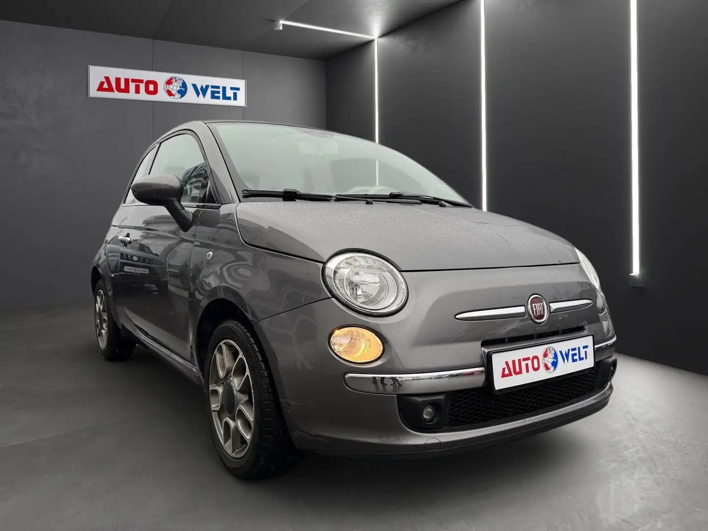 Fiat 500 1.2 Lounge Panorama PDC Klima AUX Grau - 2