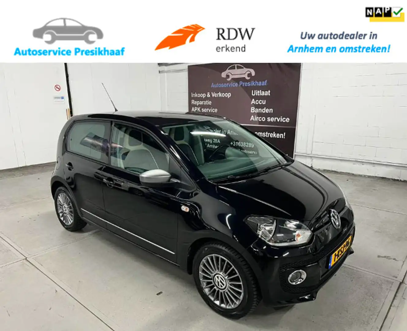 Volkswagen up! 1.0 cheer up! BlueMotion LEDER-ALCANTRA Noir - 1