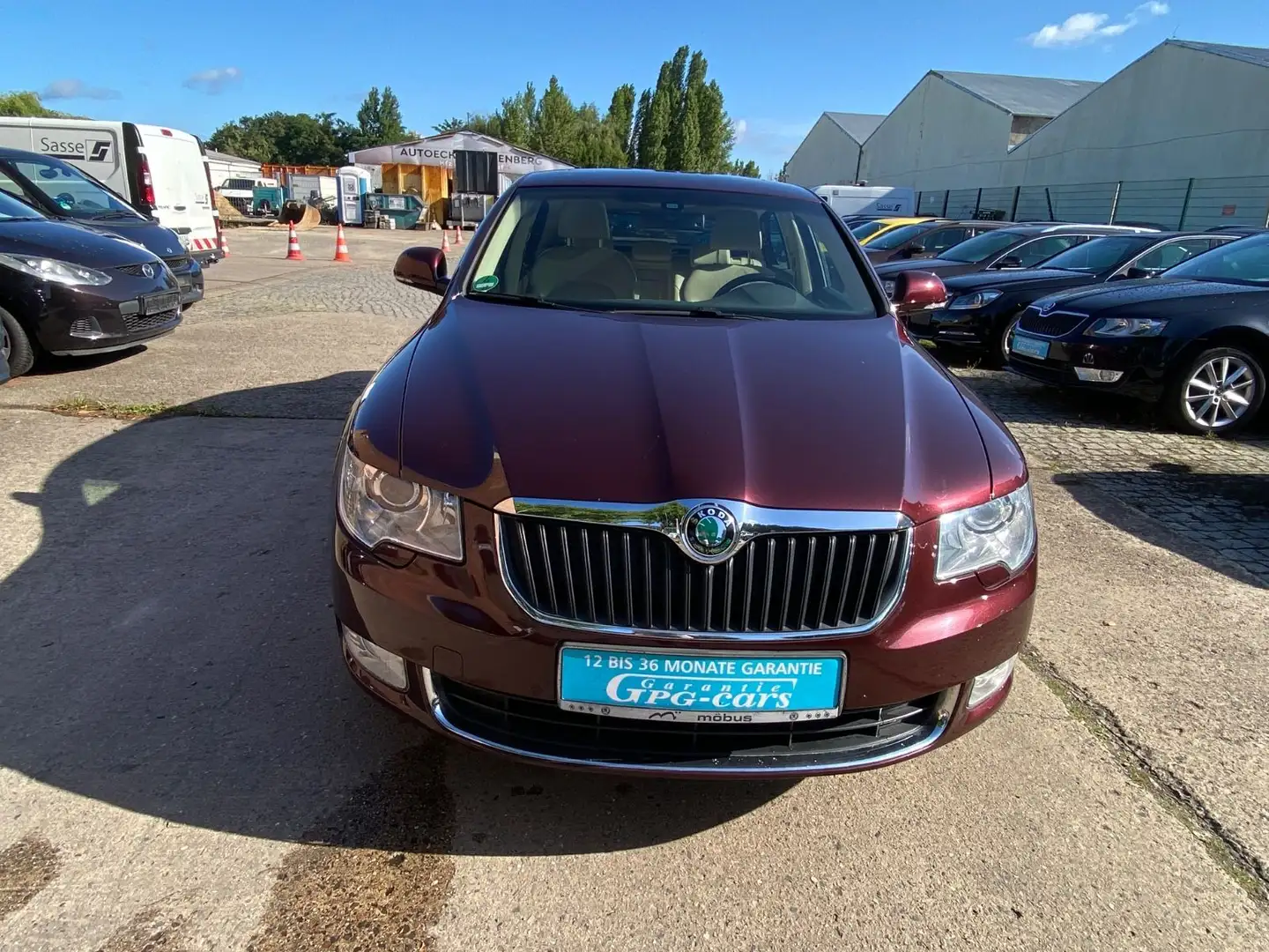 Skoda Superb "Elegance" Glasdach+Leder+PDC+Allwetter Mauve - 2