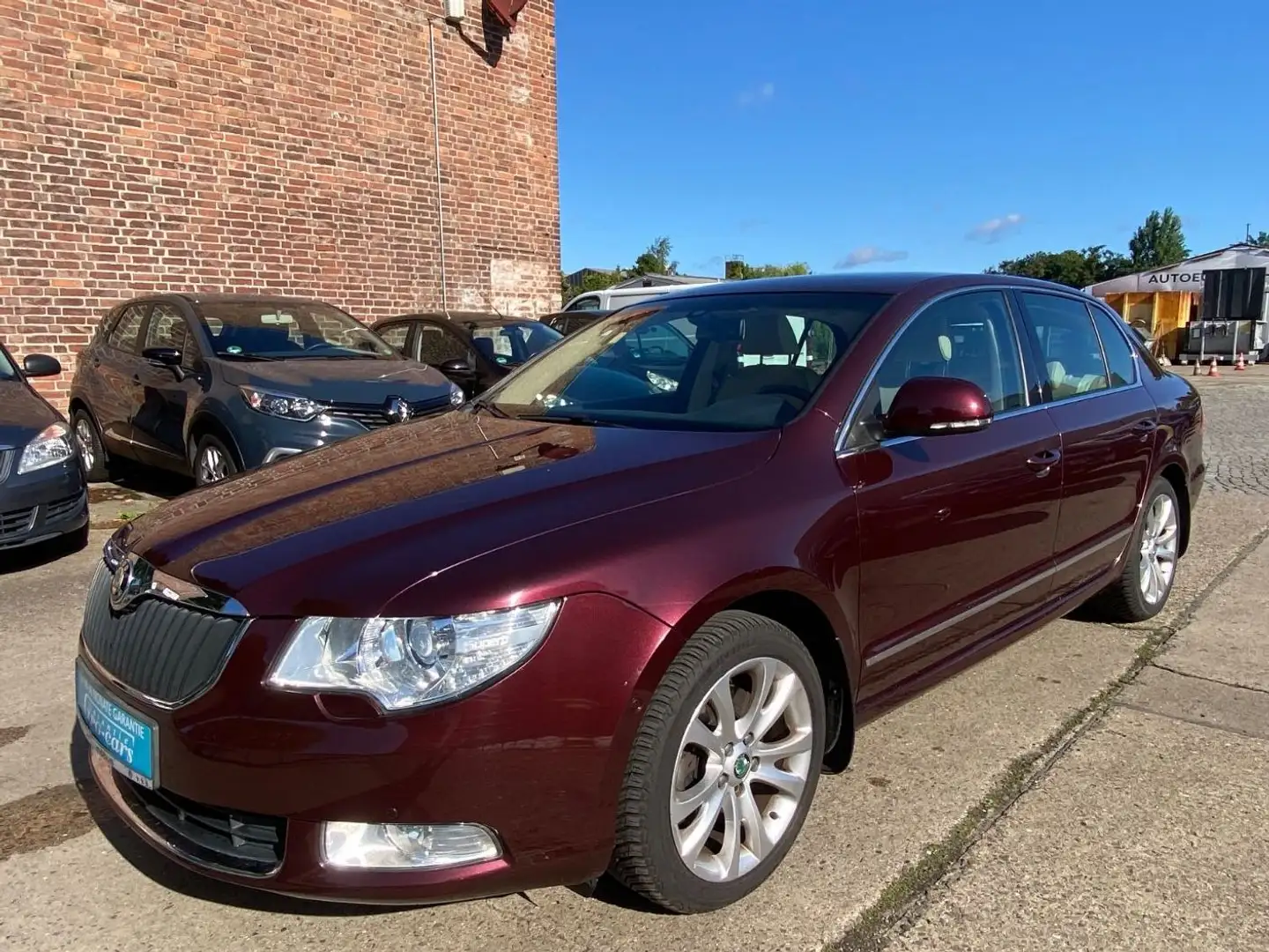 Skoda Superb "Elegance" Glasdach+Leder+PDC+Allwetter Mauve - 1