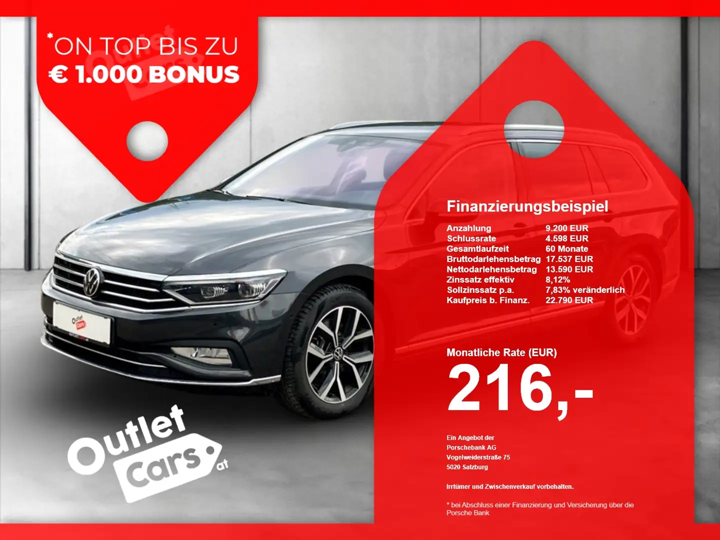 Volkswagen Passat Variant Elegance 2.0 TDI Harman+IQLight Grau - 1