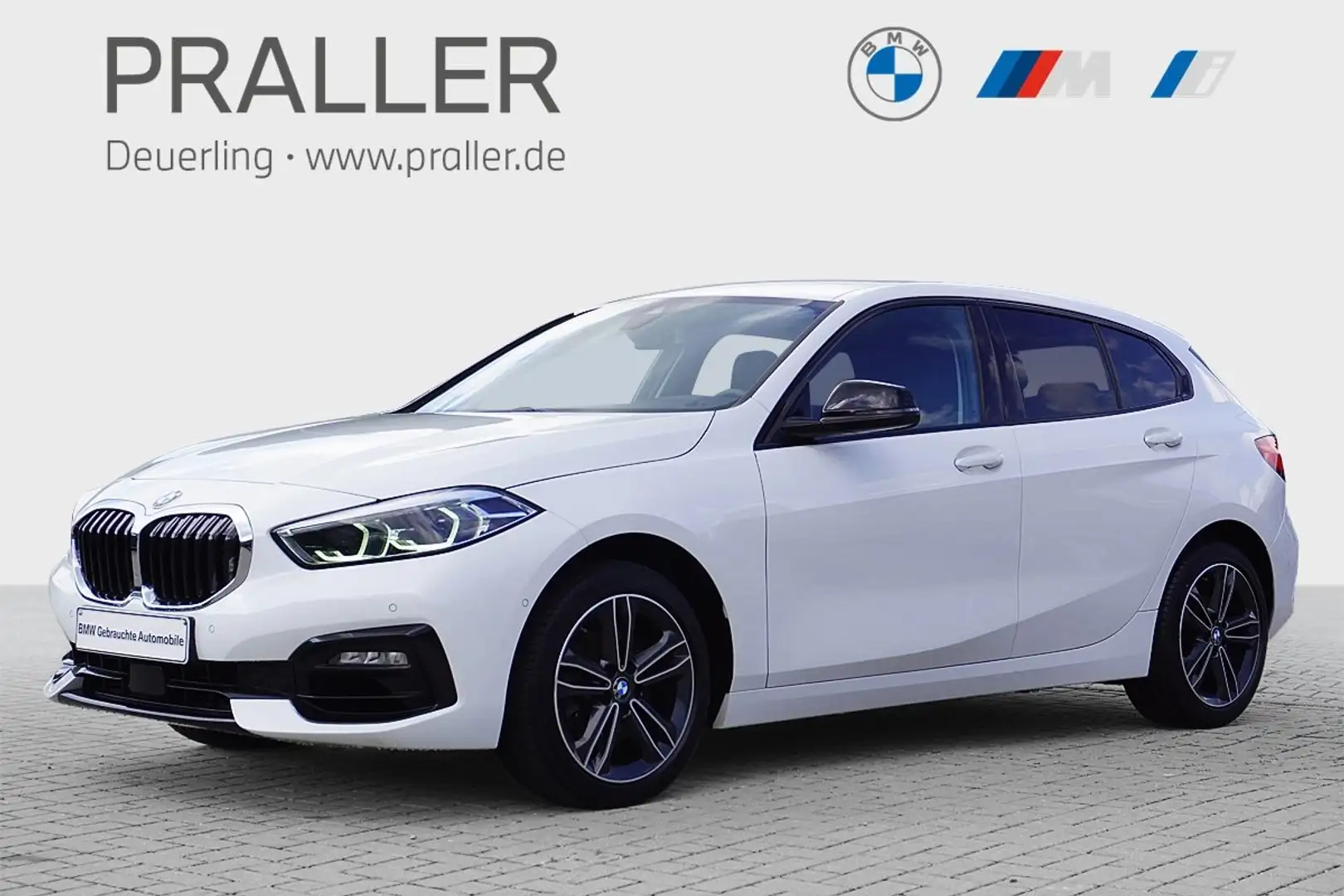 BMW 118 i Sport Line Automatik Kamera Navi LED DAB Sportsi Blanc - 1