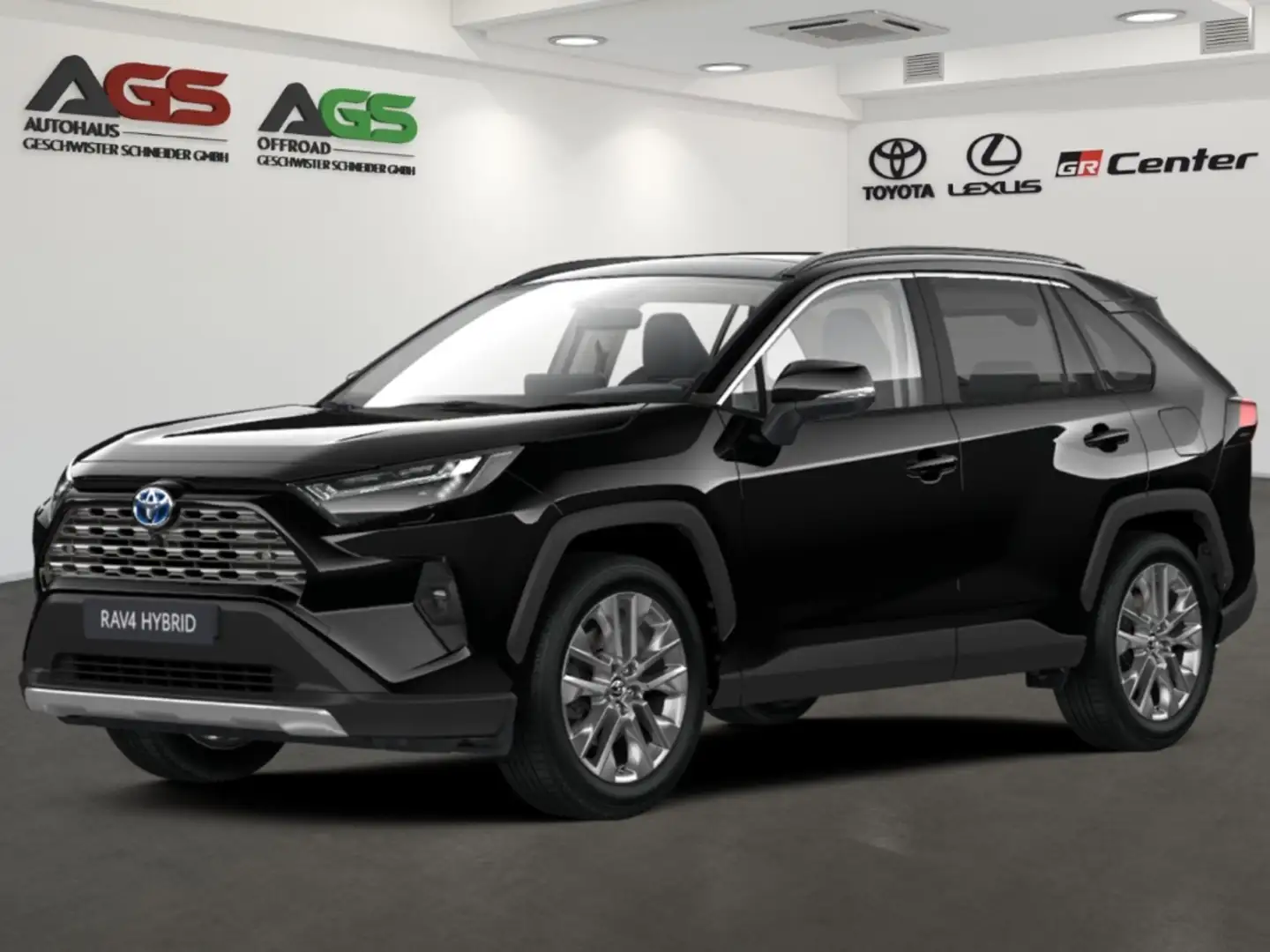 Toyota RAV 4 Hybrid 4x4 Lounge 2.5 VVT-i PANORAMA AHK VOLL Schwarz - 1