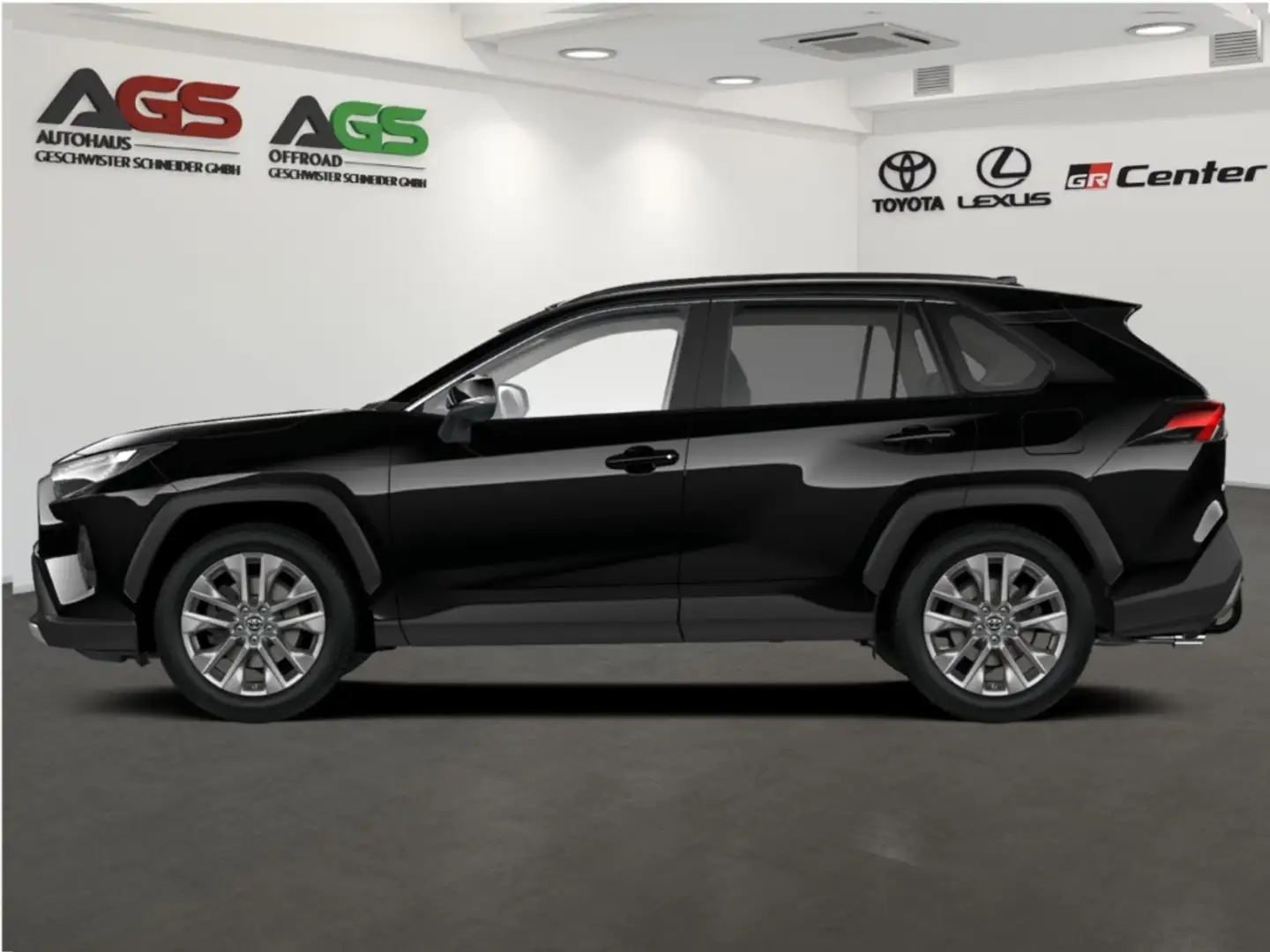 Toyota RAV 4 Hybrid 4x4 Lounge 2.5 VVT-i PANORAMA AHK VOLL Schwarz - 2