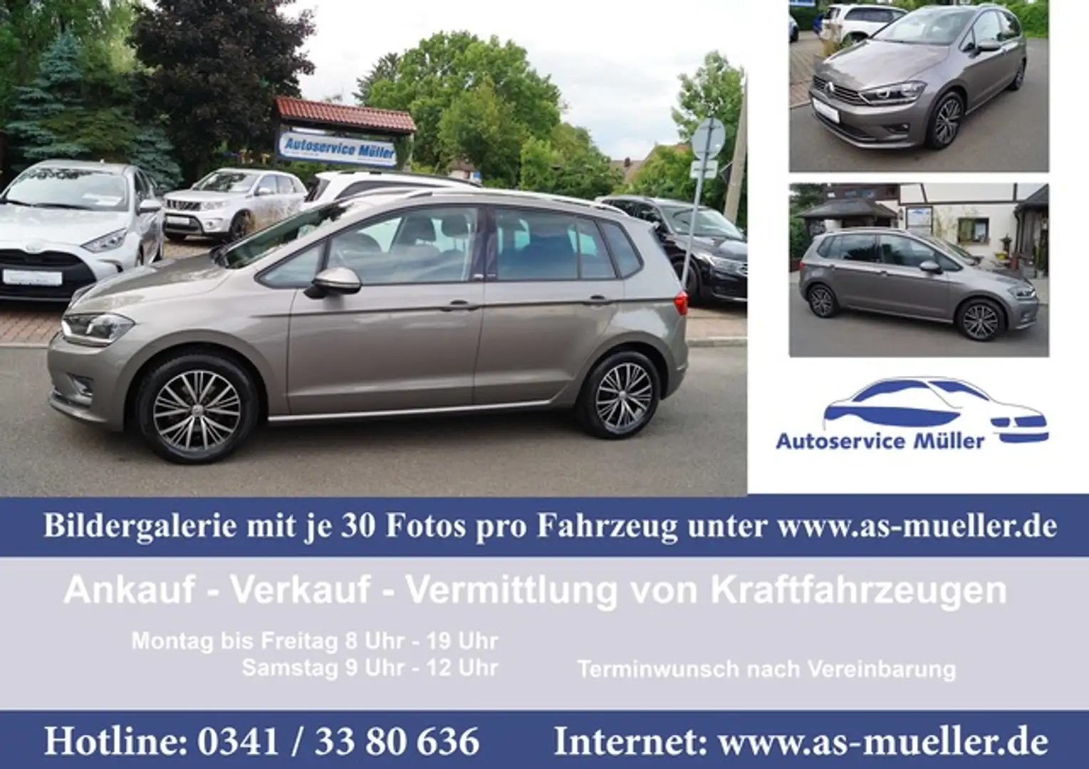 Volkswagen Golf Sportsvan VII 81kw Klima-PDC-Sitzh.-Navi-WR - 1