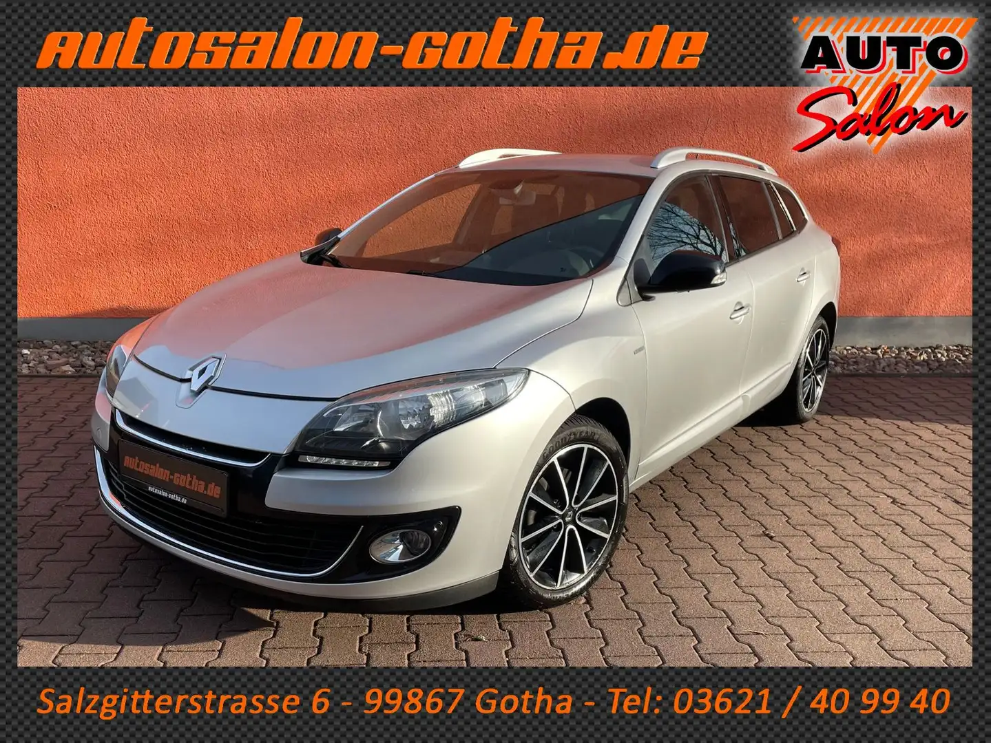 Renault Megane III Grandtour BOSE Edition AHK Scheckheft Silber - 1