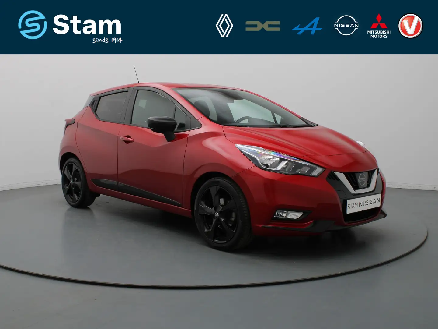 Nissan Micra 100pk IG-T N-Sport Camera | Cruise | Navi | Parkee Rouge - 1