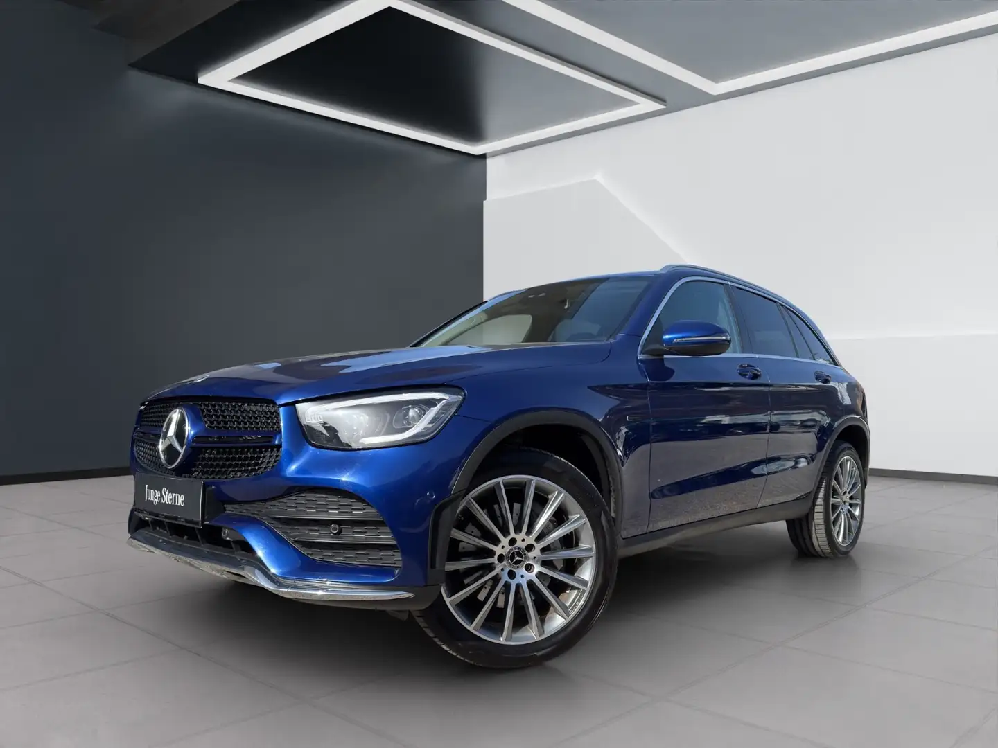 Mercedes-Benz GLC 300 de 4MATIC PTS Shz Ambi Mbeam eHeck AMG Blau - 2