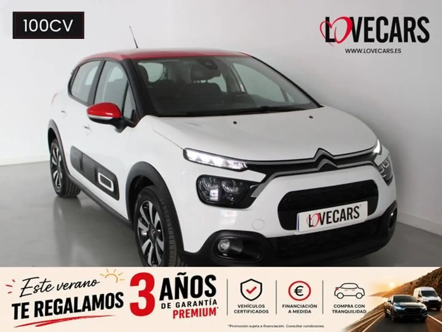 Citroen C3 1.5BlueHDi S&S Feel Pack 100 Blanco - 1