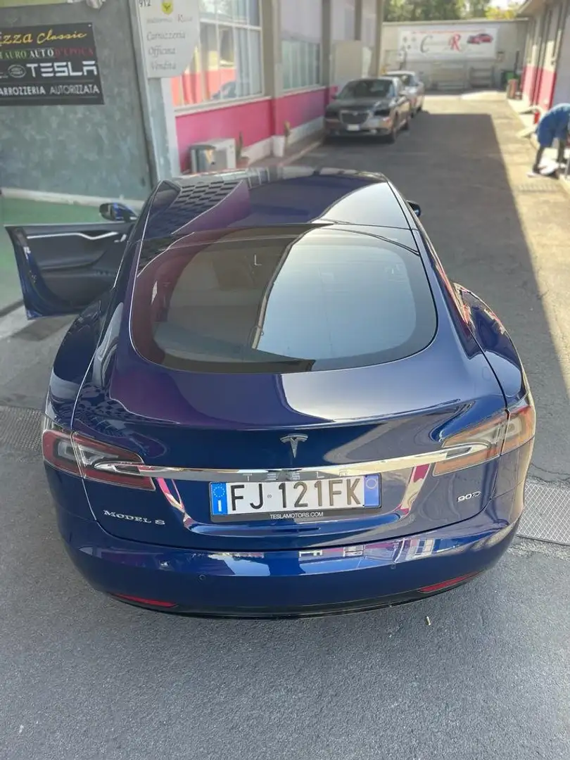 Tesla Model S Model S 90 D Azul - 1