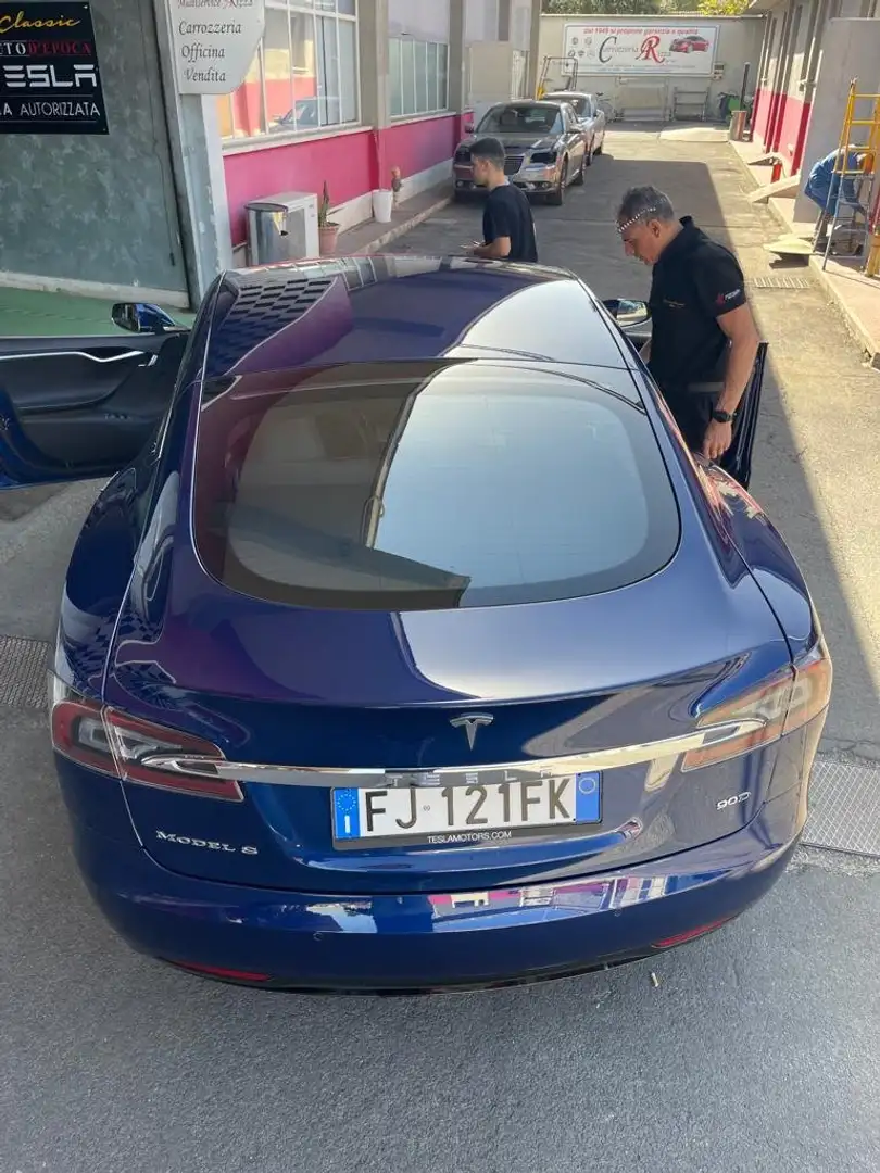 Tesla Model S Model S 90 D Azul - 2