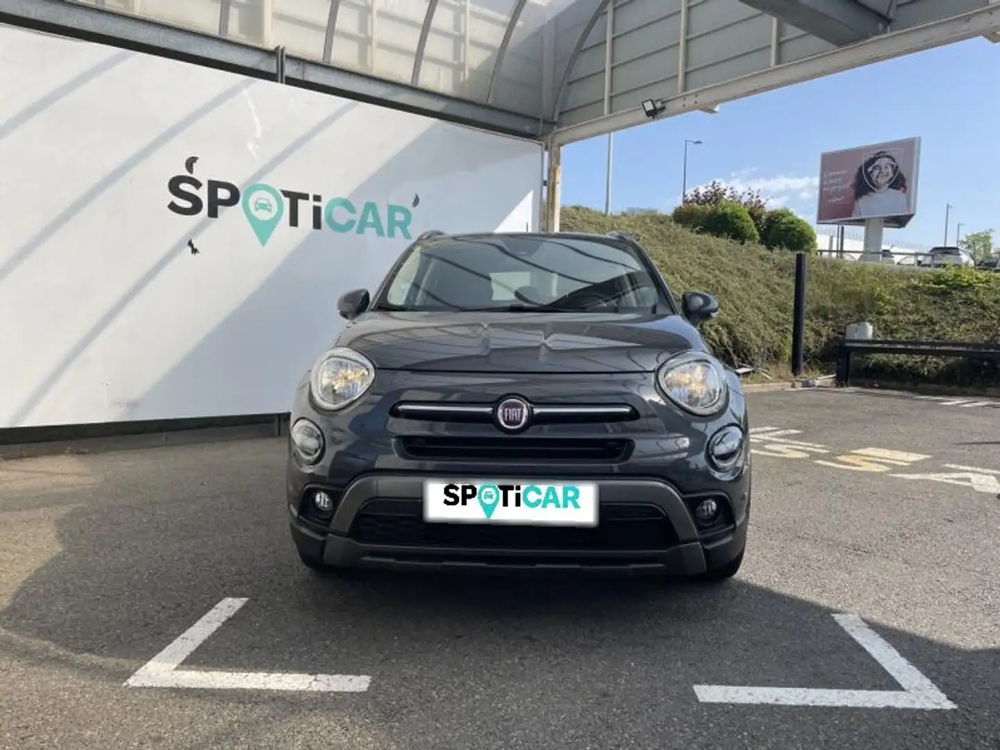 Fiat 500X 1.0 FireFly Turbo T3 120ch Lounge Gris - 2