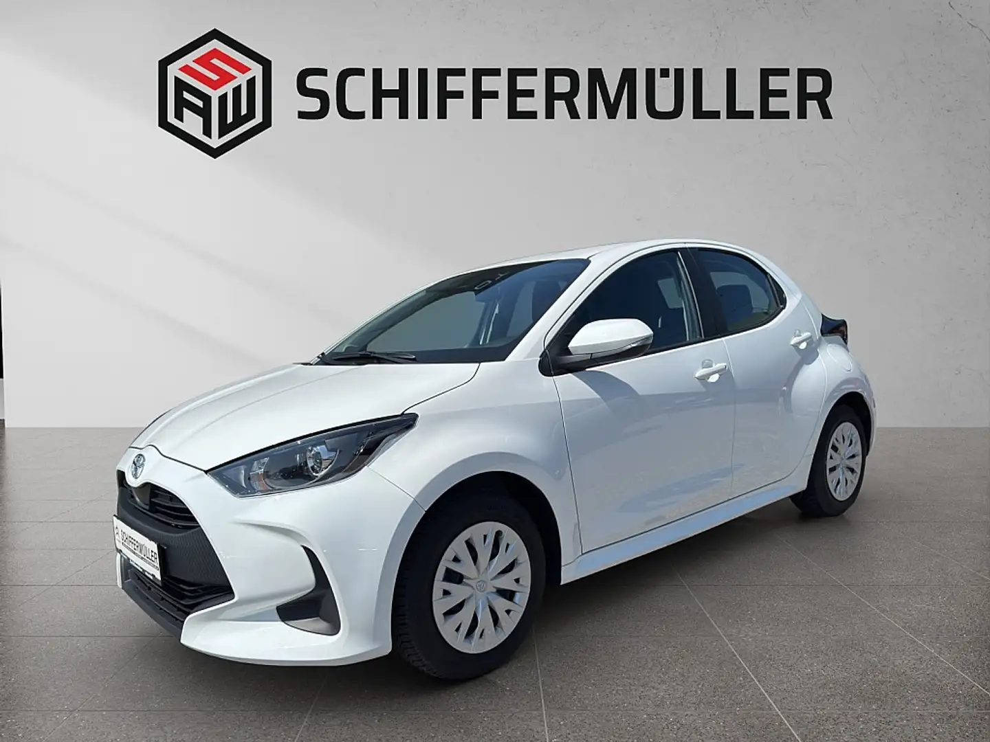 Toyota Yaris 1,0 VVT-i Active Weiß - 1