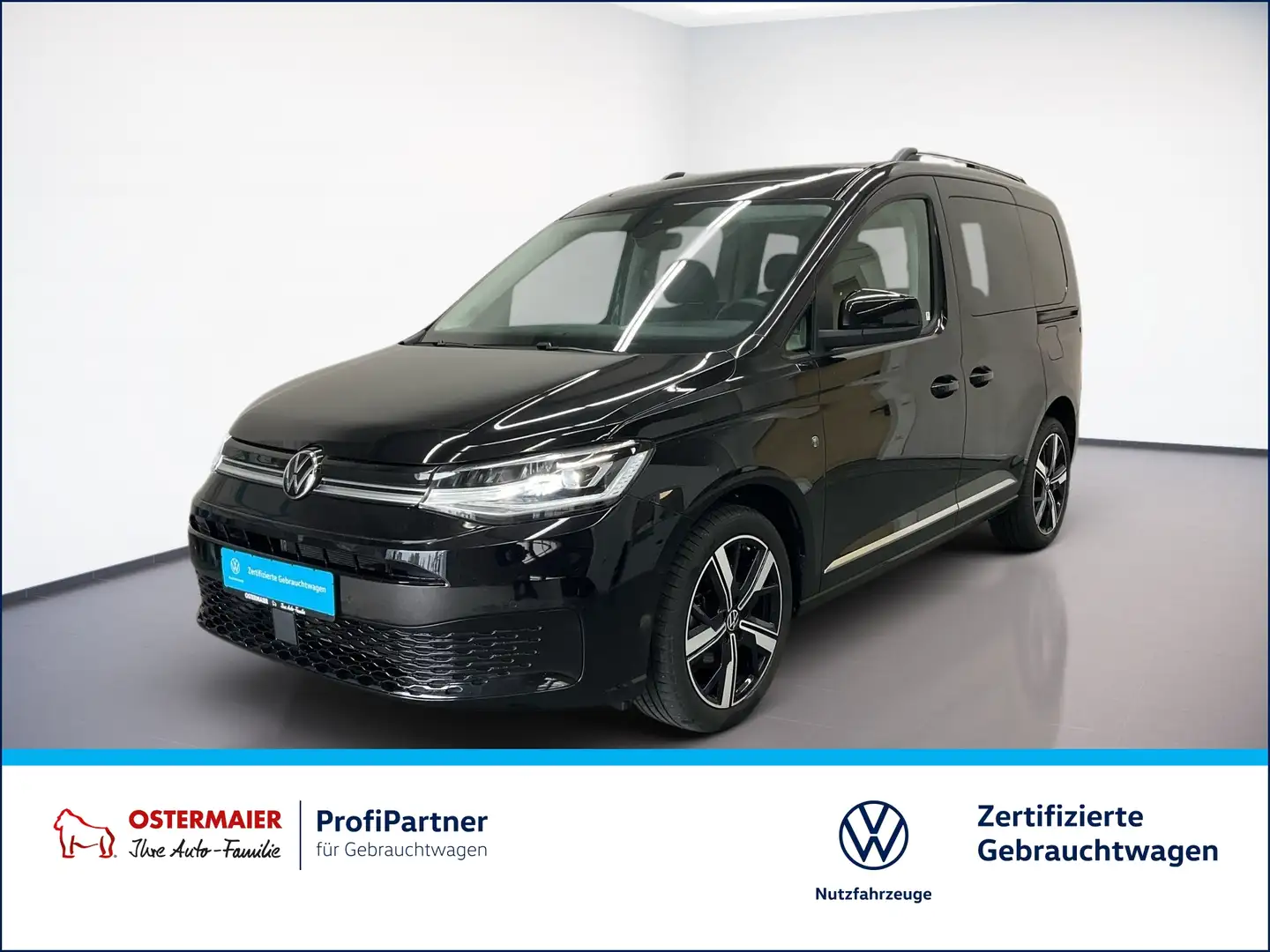 Volkswagen Caddy STYLE 2.0TDI 122PS DSG LED.AHK.PANO.NAVI.ViCo.SHZG Schwarz - 1