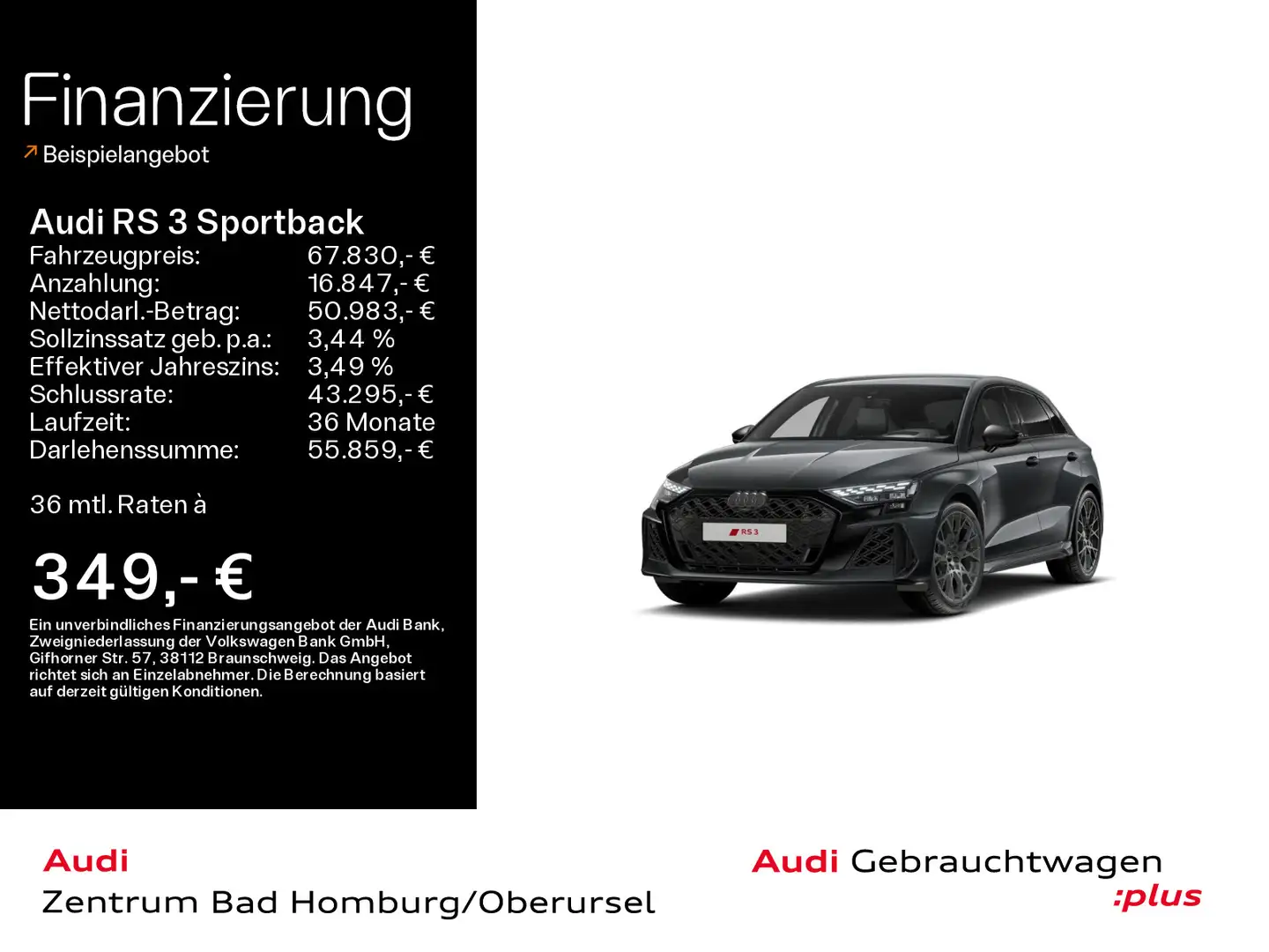 Audi RS3 quattro*RS-Schalensitze*Carbon*Na Grau - 1
