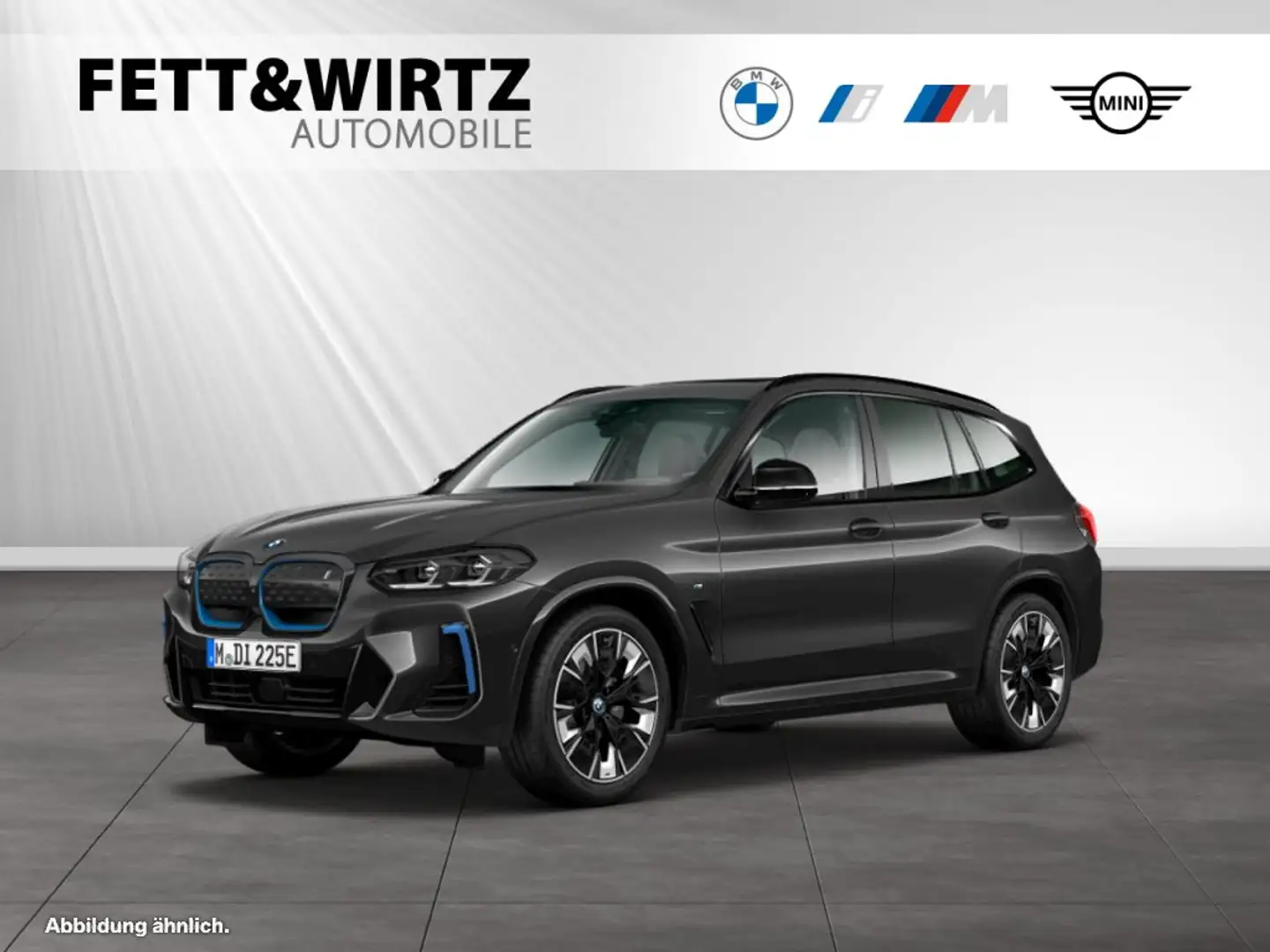 BMW iX3 1,89 % / GAP / 48 M|H/K|Pano|AHK Grau - 1