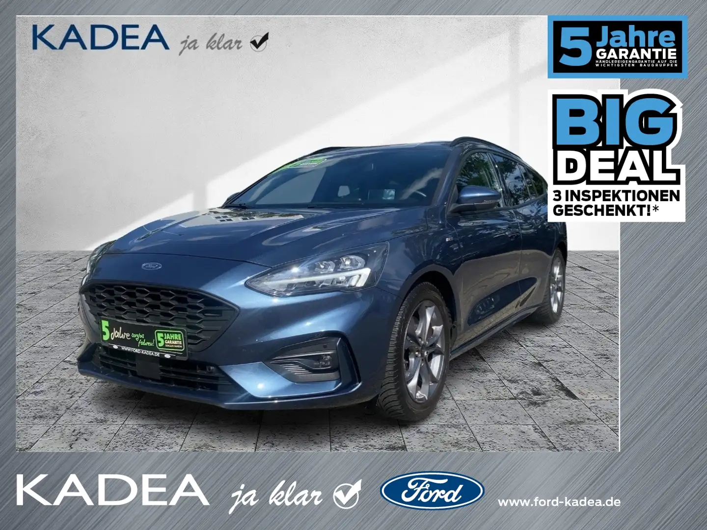 Ford Focus 1.0 ST-Line LED|HeadUp|Allwetter|Navi Azul - 1