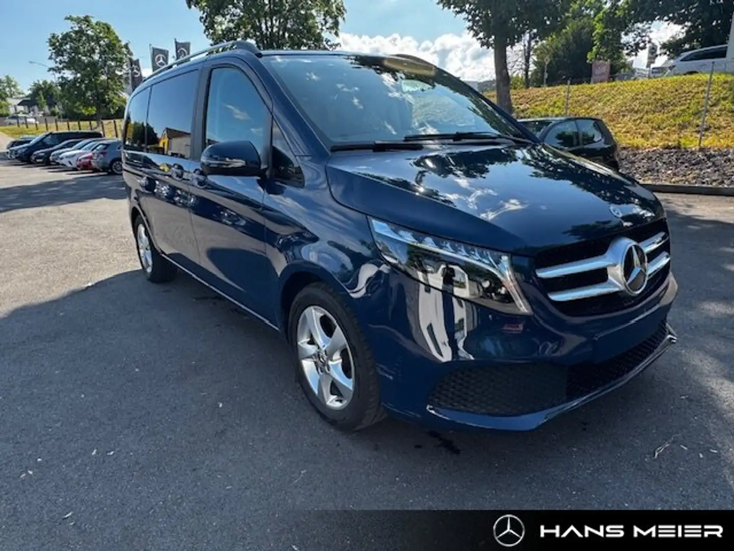 Mercedes-Benz V 220 V 220 d EDITION Kompakt ele. Schiebetür AHK LED Bleu - 2