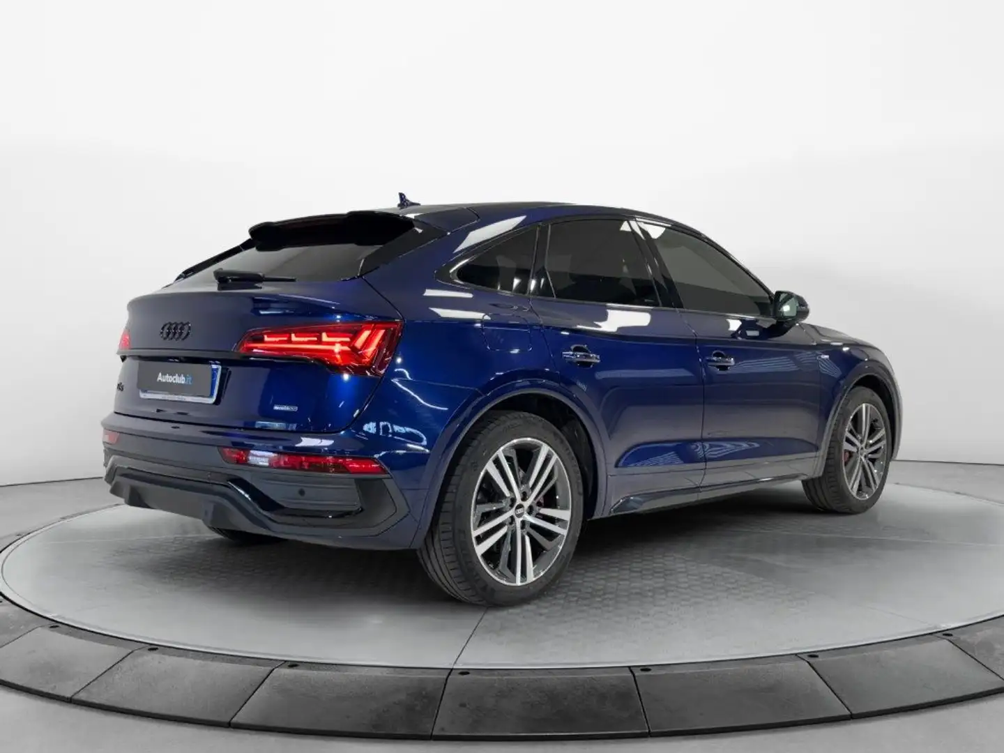 Audi Q5 Sportback 55 TFSIe Quattro S line Bleu - 2