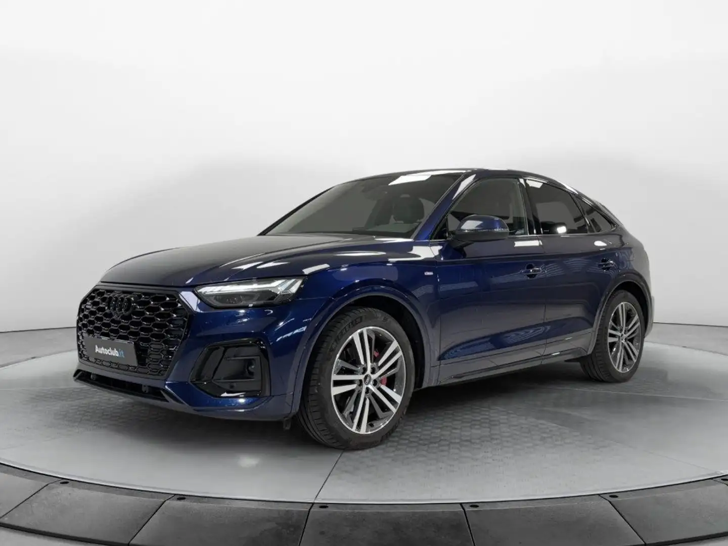 Audi Q5 Sportback 55 TFSIe Quattro S line Bleu - 1