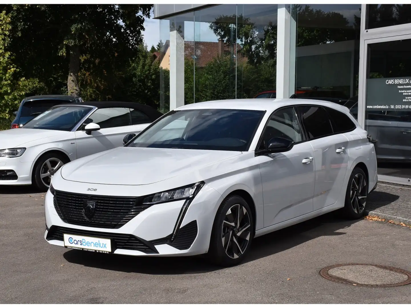 Peugeot 308 SW 1.6 PHEV Hybrid EAT8 Allure CAM360 GPS LANE 1° Blanc - 2