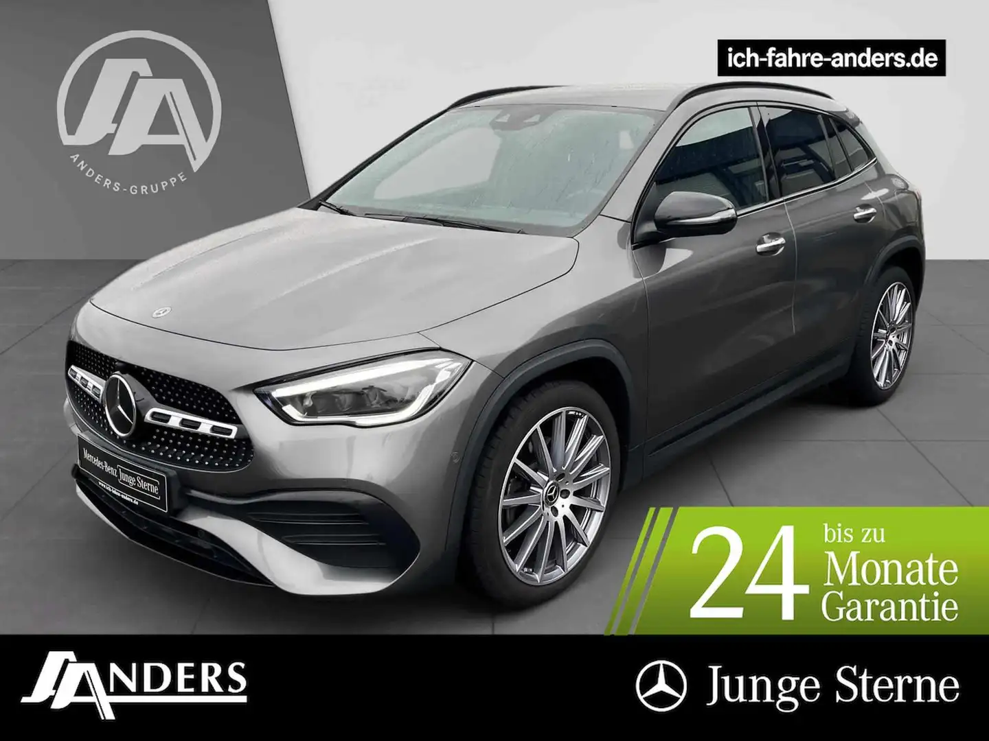 Mercedes-Benz GLA 220 d AMG+MBUX+Night+Distr+Sthz+M-BEAM+SOUND Grau - 1