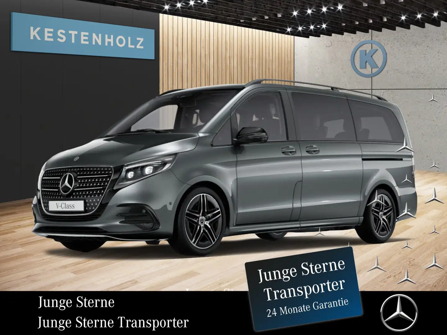 Mercedes-Benz V 250 V 250 d Lang *AVANTGARDE*NIGHT*AHK*PANO*KAMERA* Grau - 1