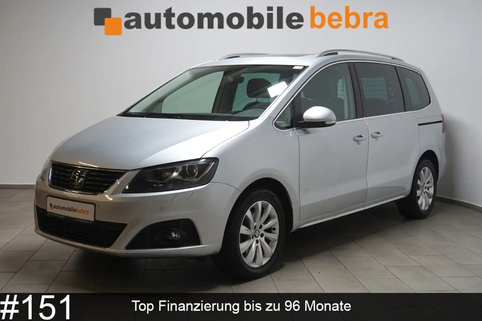 SEAT Alhambra 1.4TSI DSG Style Pano StHz NAVI Xenon Silber - 1