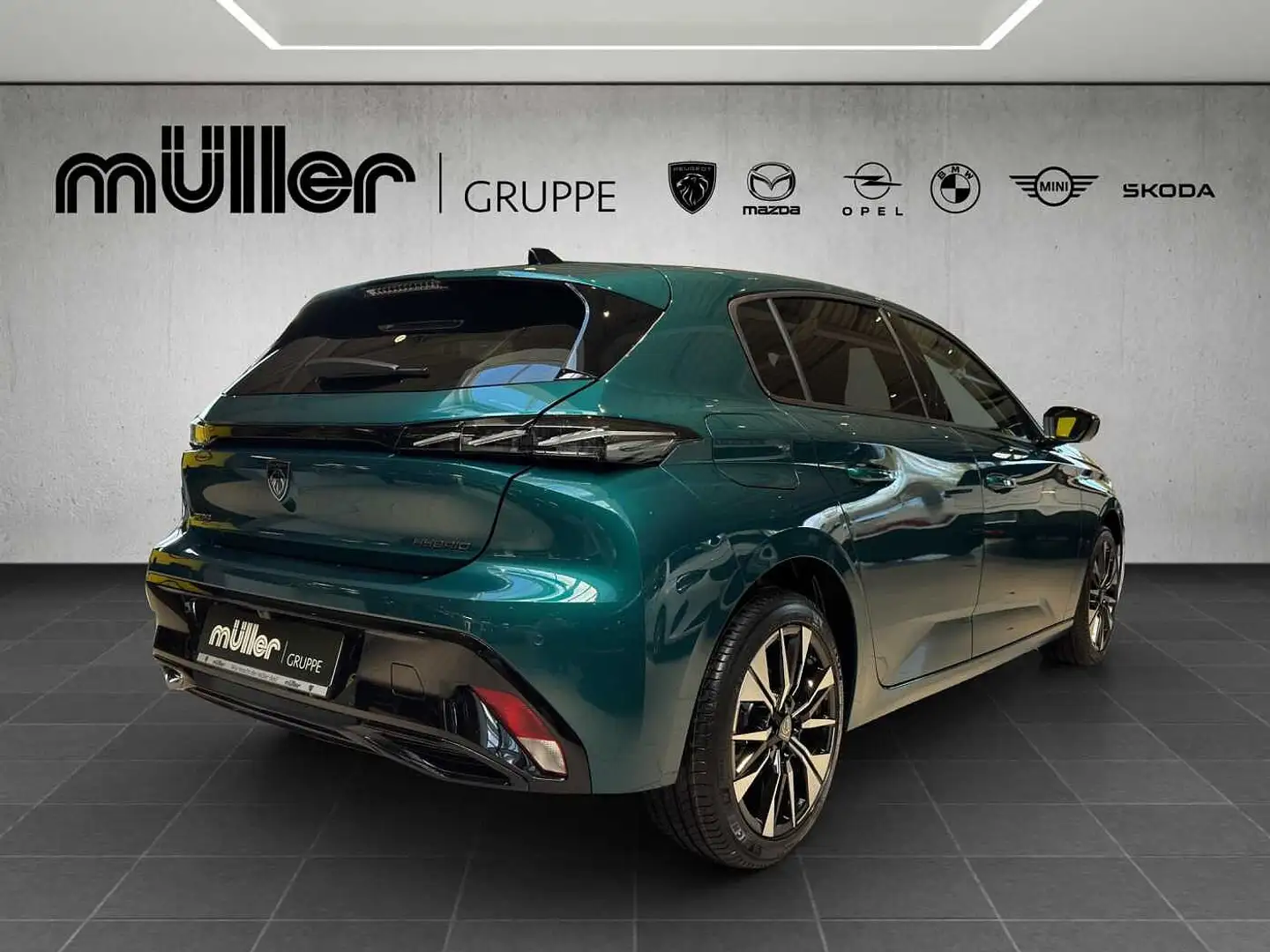 Peugeot 308 Hybrid 145 e-DSC6 Allure Blau - 2