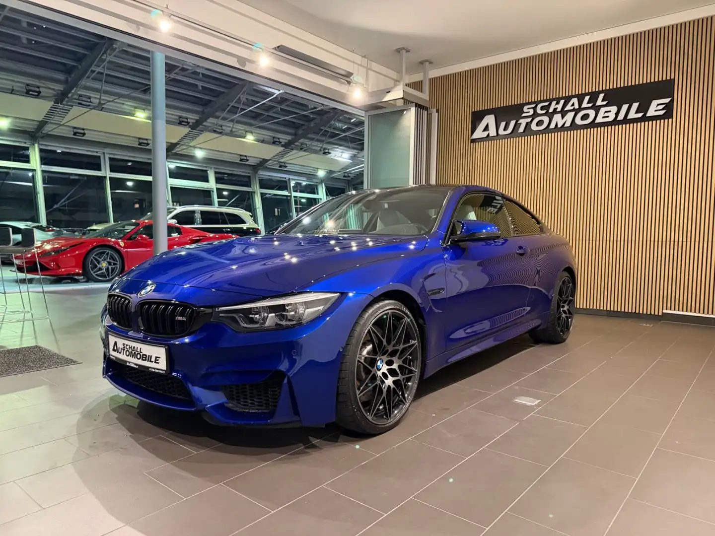 BMW M4 Coupe Competition *DE/U-Frei/Carbon/HUD/360° Синий - 1