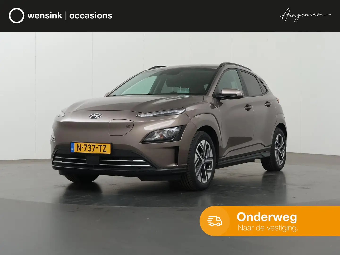 Hyundai KONA EV Fashion 64 kWh | Navigatiesysteem | Parkeercame Brun - 1