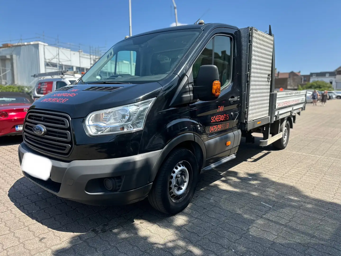 Ford Transit 2.2 TDCi benne fixe Noir - 1
