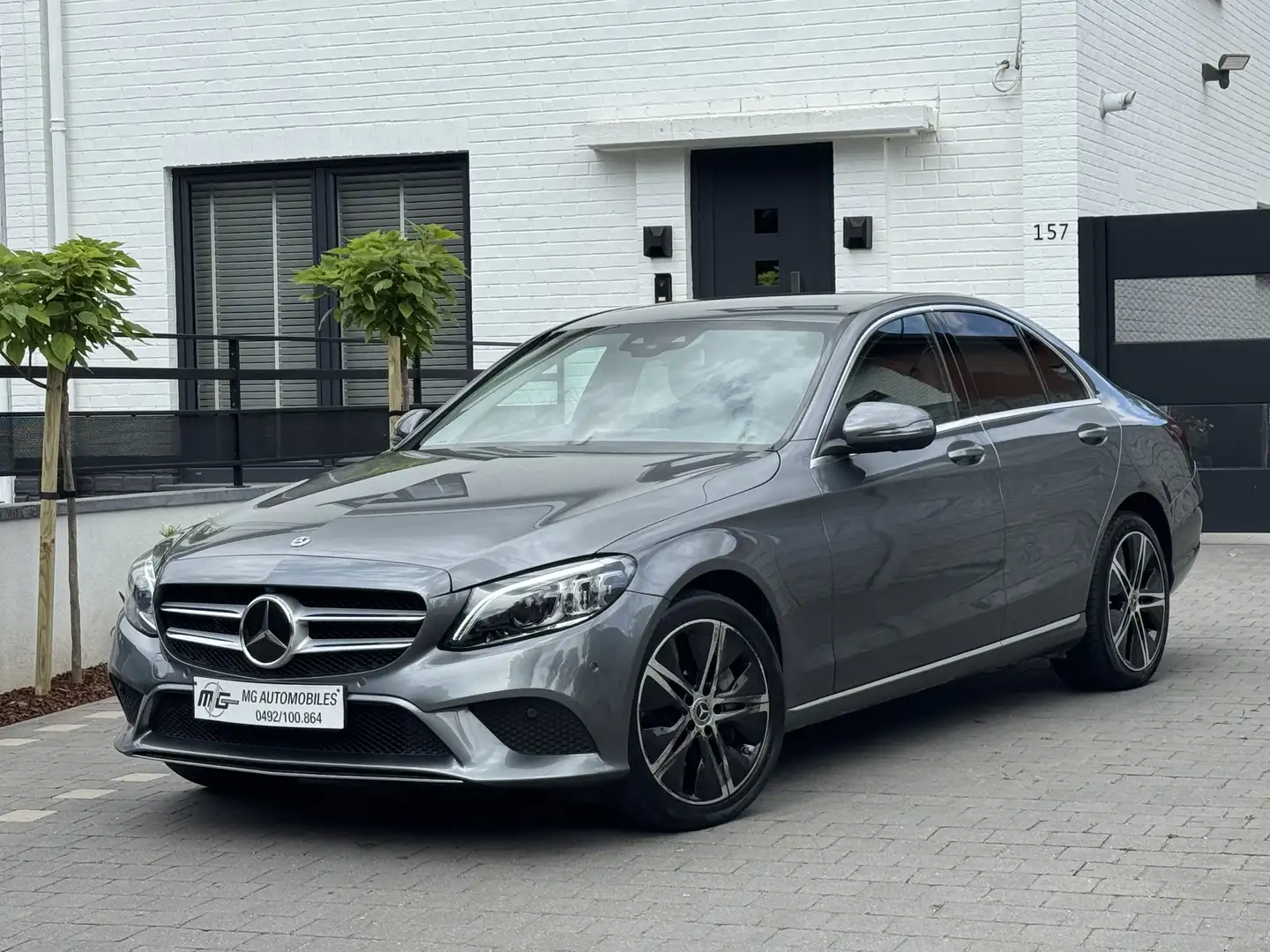 Mercedes-Benz C 300 C 300 DE HYBRIDE *PACK SPORT* LED NAVI CAMERA FULL Gris - 2