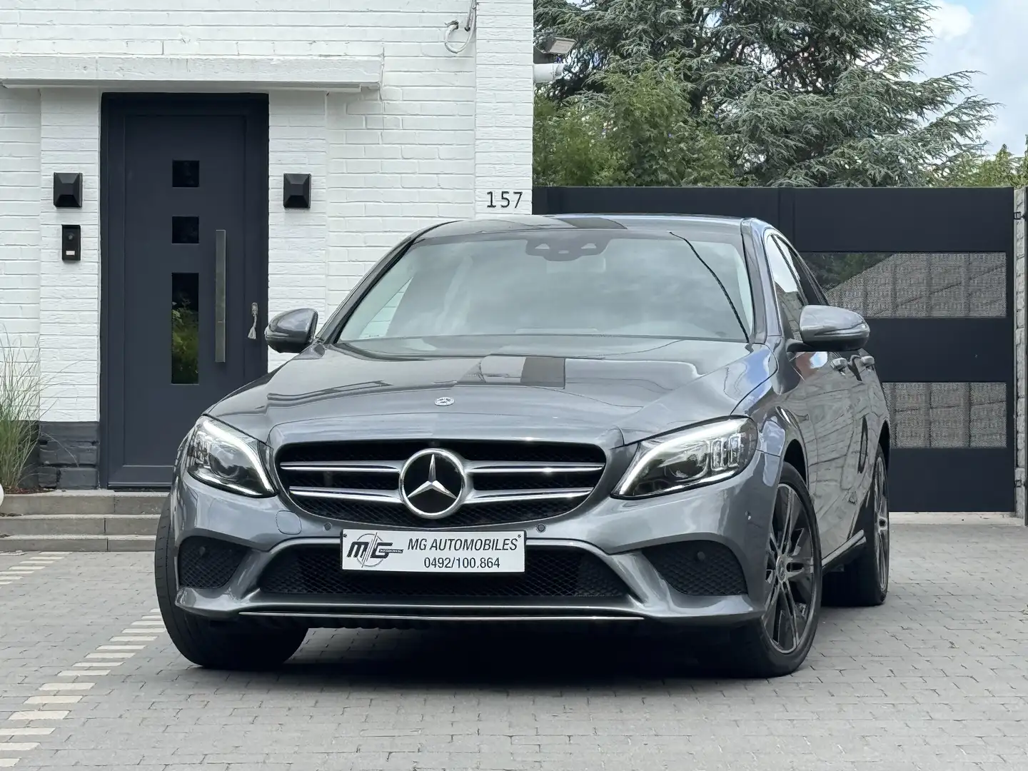 Mercedes-Benz C 300 C 300 DE HYBRIDE *PACK SPORT* LED NAVI CAMERA FULL Gris - 1