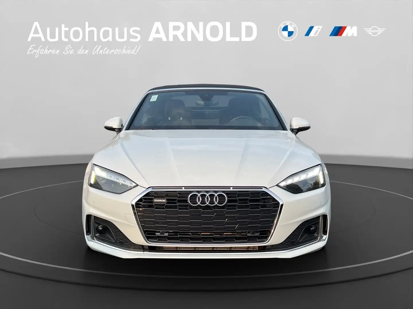 Audi A5 Cabrio 2.0 TFSI quattro Stop+Go Navi LED RFK Tempo Weiß - 2