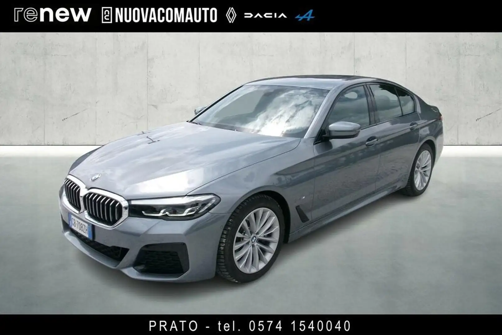 BMW 520 d mhev 48V xdrive Msport auto Grigio - 1