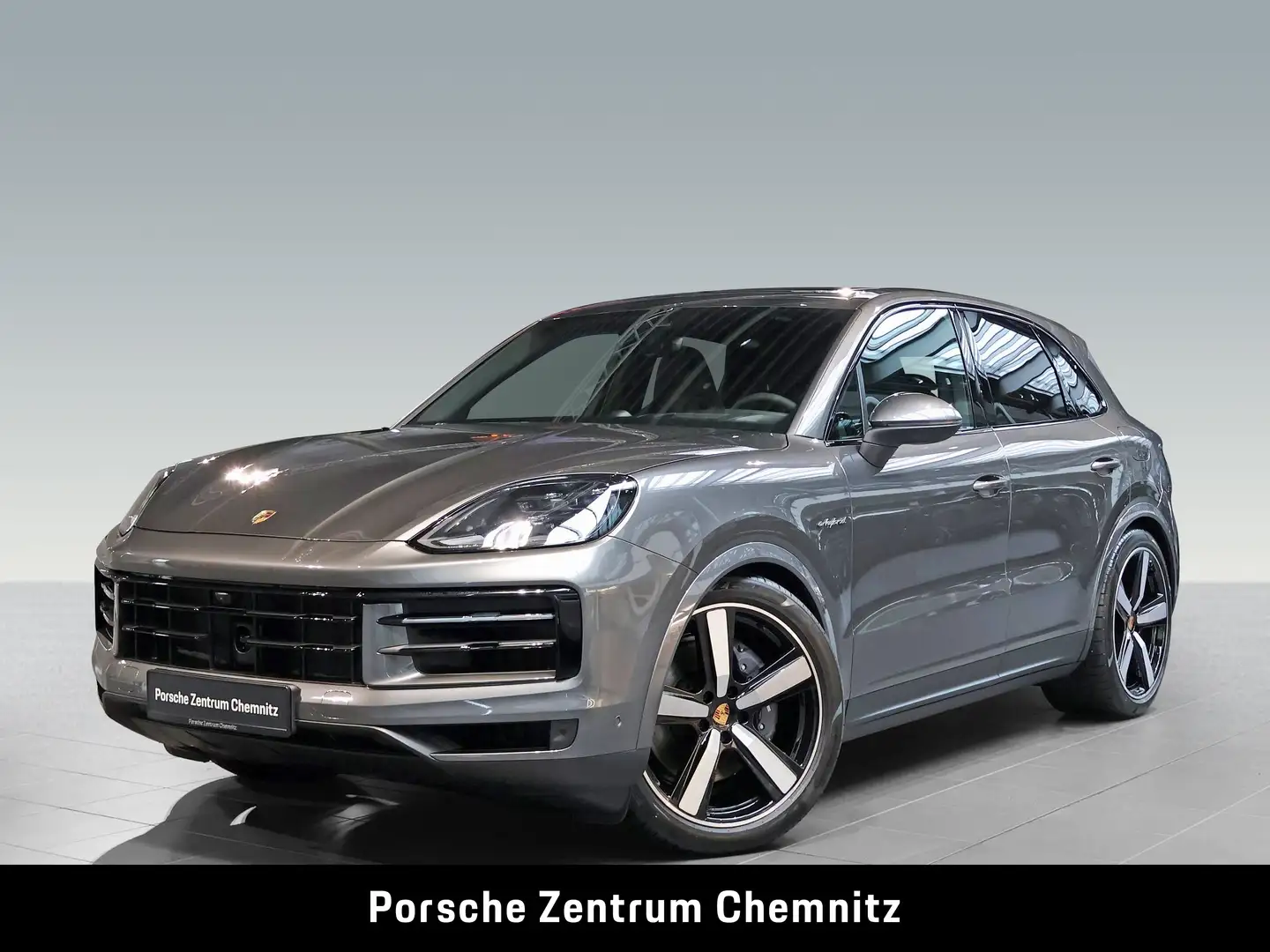 Porsche Cayenne E-Hybrid Pano;Luft.;ACC;22":Sportabgas Grau - 1
