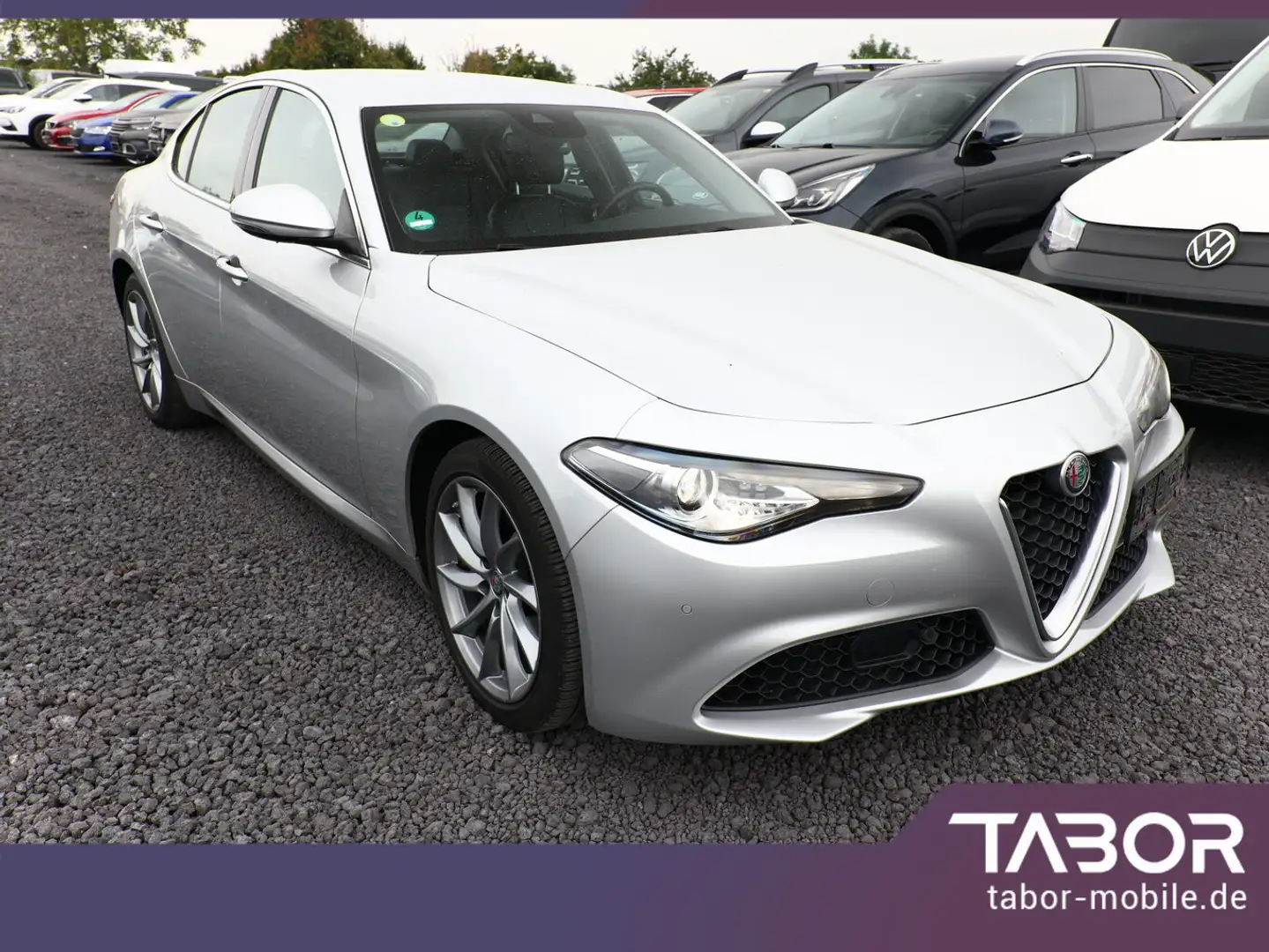 Alfa Romeo Giulia 2.2 Turbo 190 AT8 Ti Leder ACC Nav SHZ Silber - 2