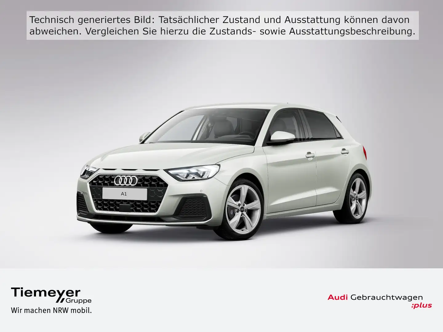 Audi A1 30 TFSI ADVANCED LM17 NAVI LED S-SI Silber - 1