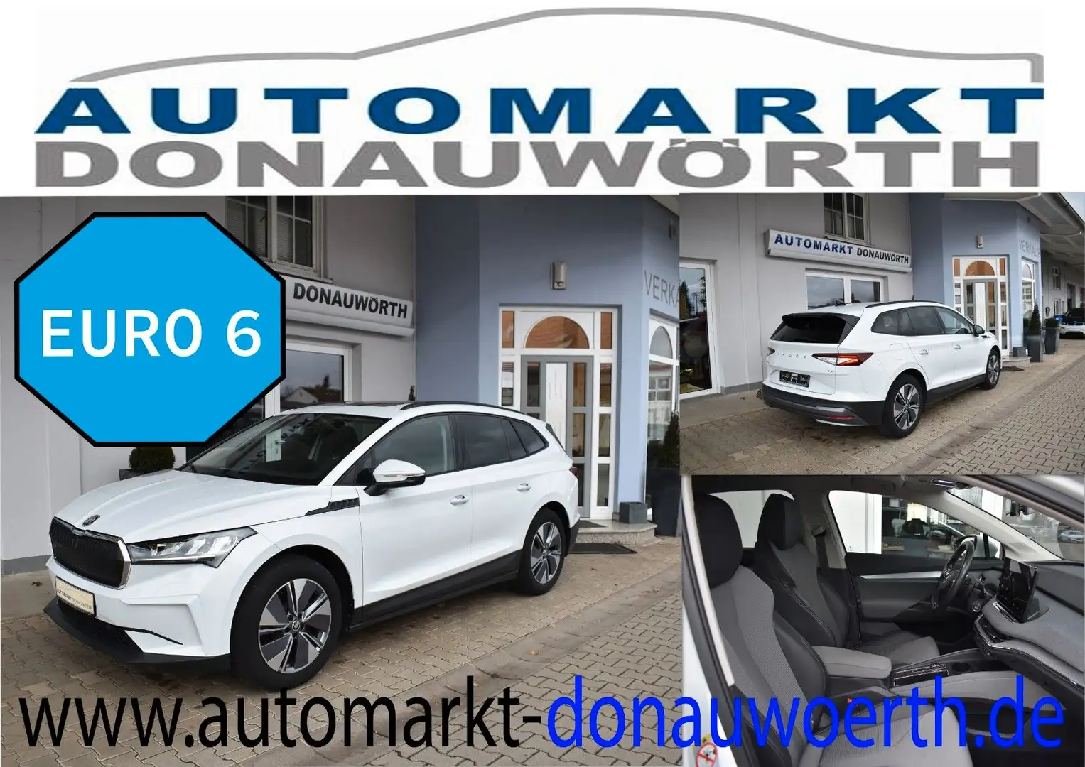 Skoda Enyaq 50 Loft Panormadach 19 Zoll Alu Navi LED Weiß - 1