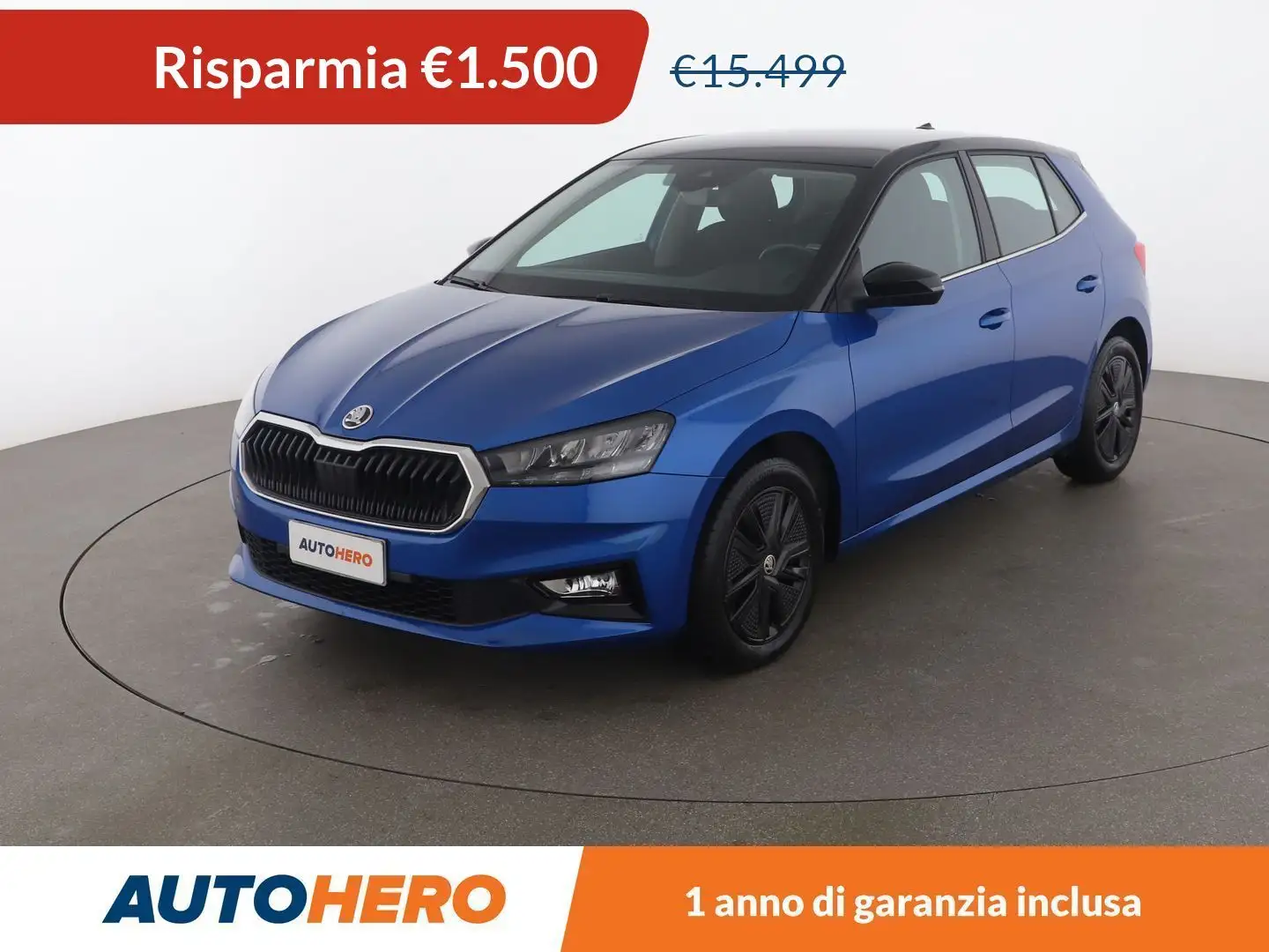 Skoda Fabia 1.0 Style 80 CV Blu/Azzurro - 1