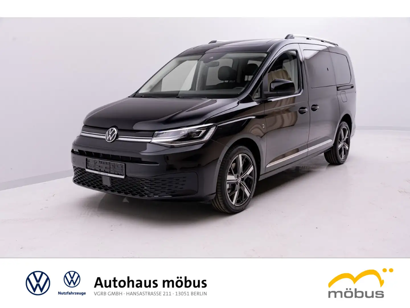 Volkswagen Caddy Style 7-Sitzer*1,5 l 85 kW TSI DSG* Schwarz - 1