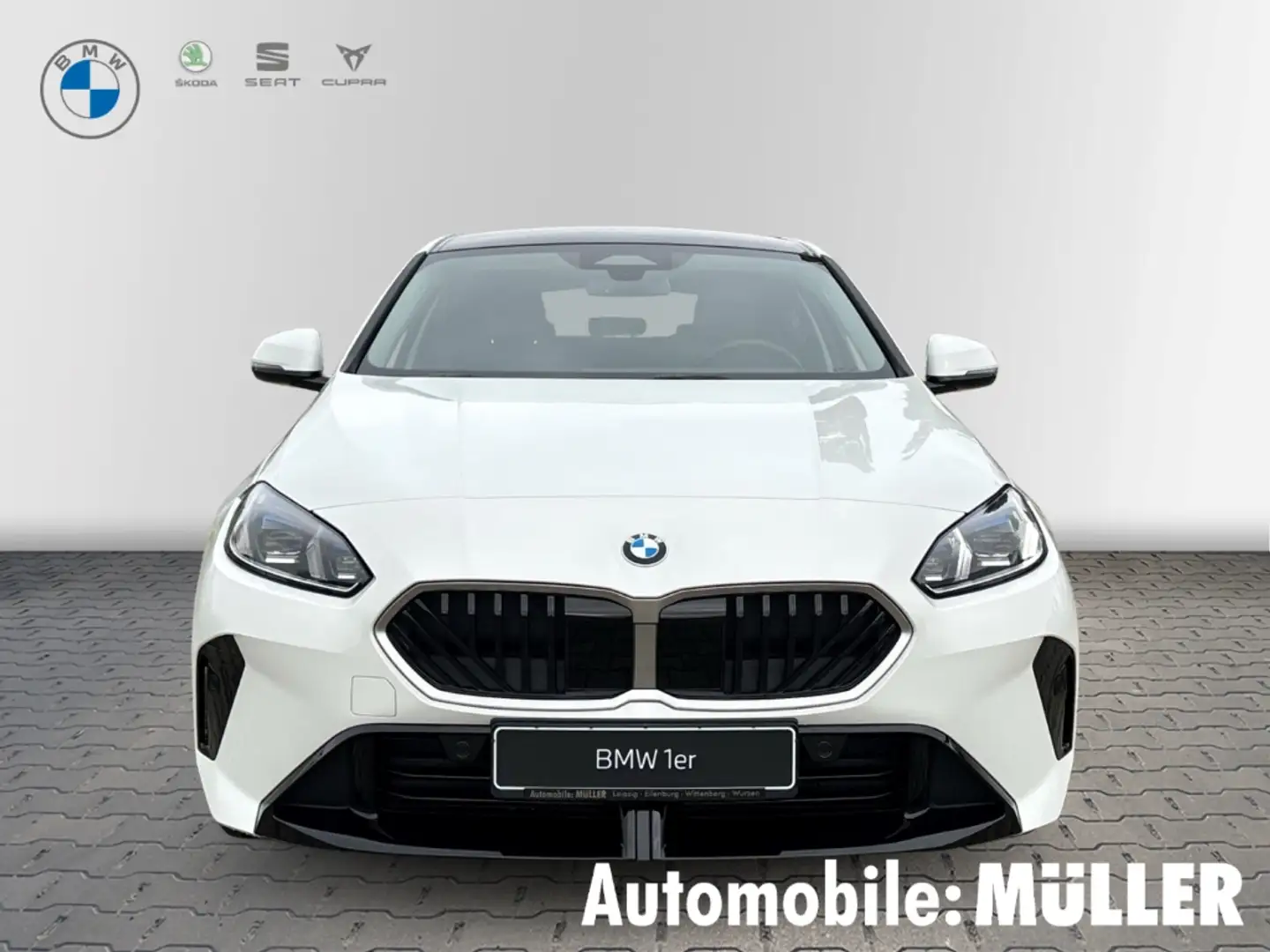 BMW 118 d M Sport Design AHK RFK Harman Kardon LenkradHZG Weiß - 2