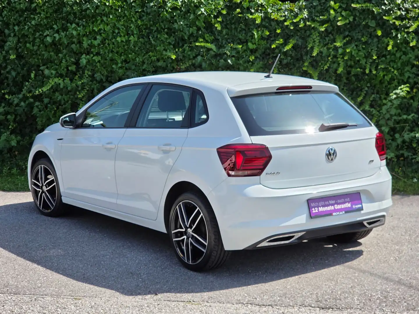 Volkswagen Polo 1,0 // R-LINE OPTIK // WENIG KM // ERSTBESITZ // Weiß - 2