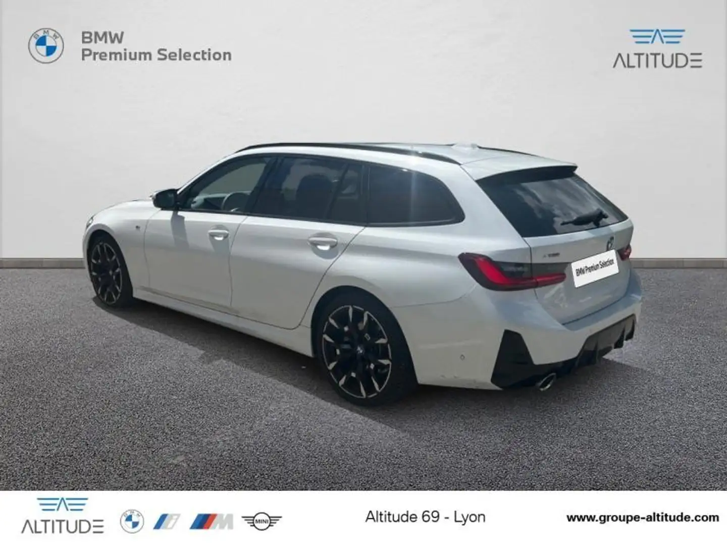 BMW 320 320dA xDrive 190ch M Sport Blanc - 2