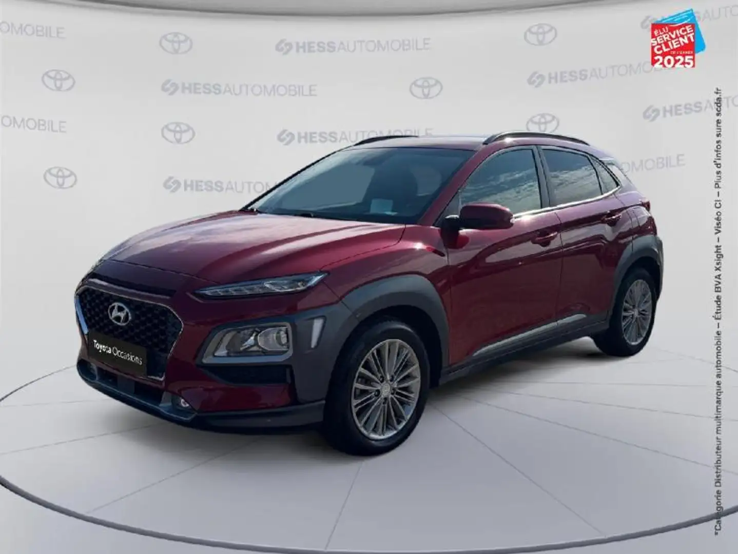 Hyundai KONA 1.6 CRDi 136ch Creative DCT-7 GPS Camera Rouge - 1