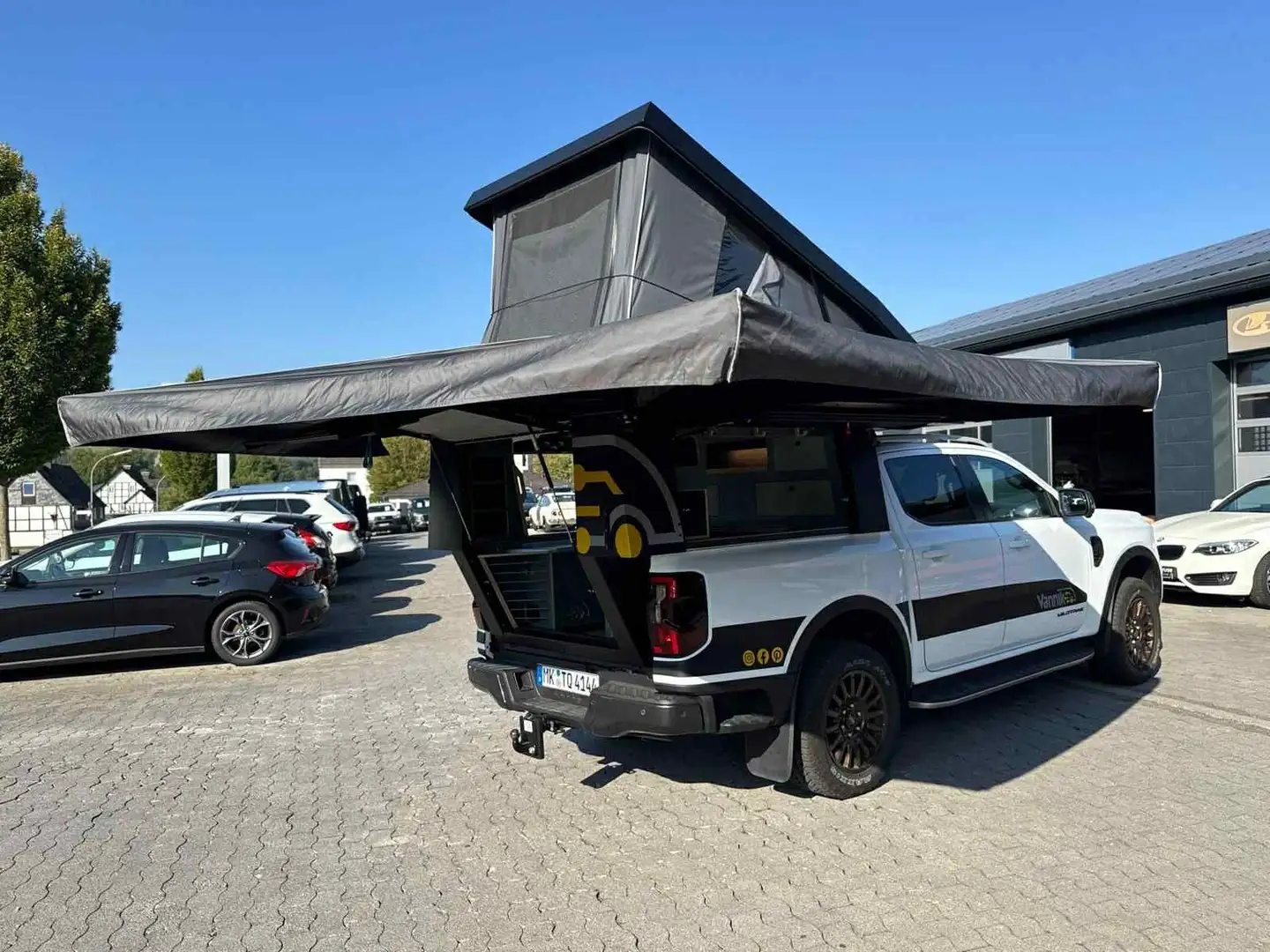 Ford Ranger Wildtrak e-4WD DoKa Camper Wit - 1