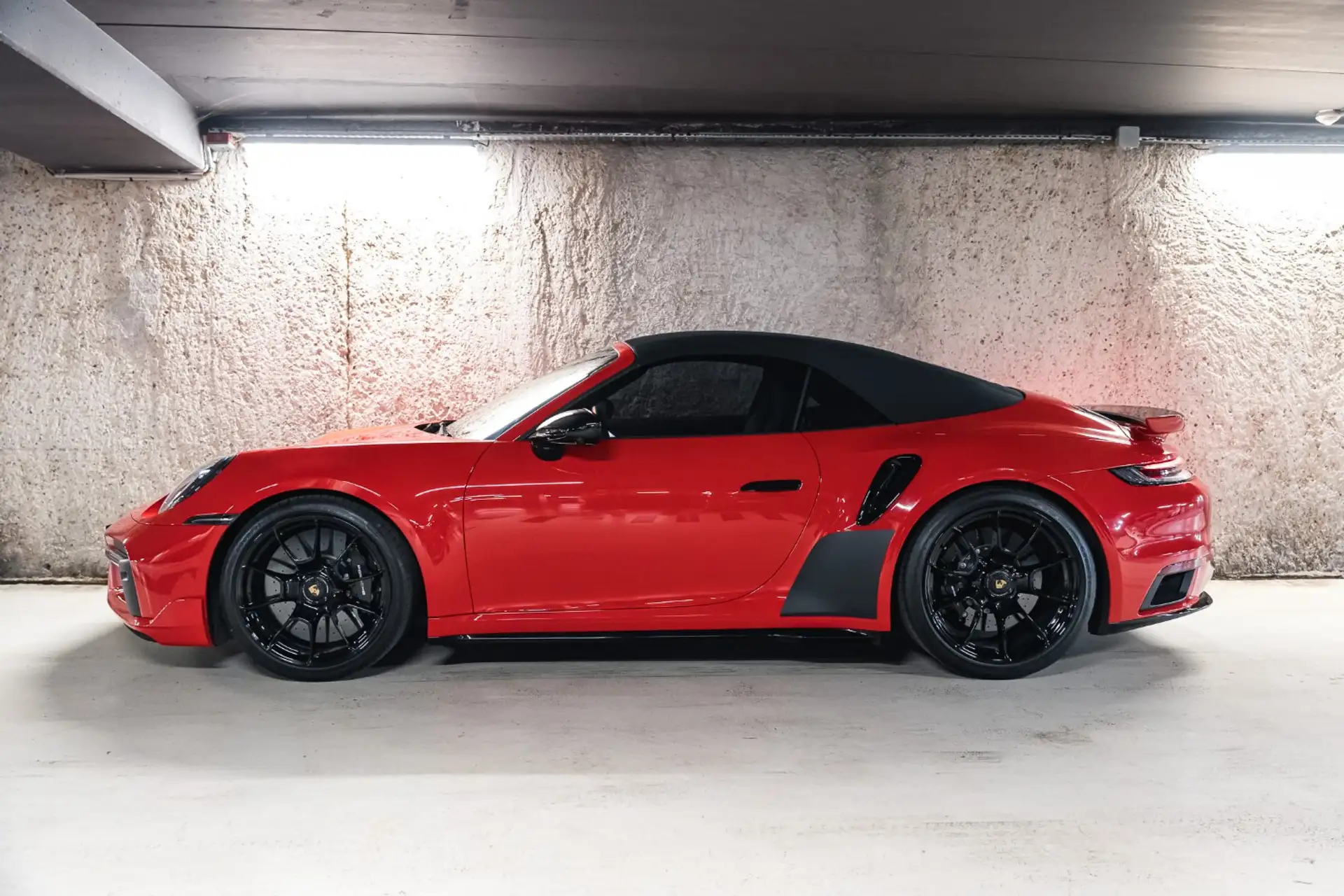 포르쉐 911 Turbo S Cabriolet 2021 빨강 사진 6